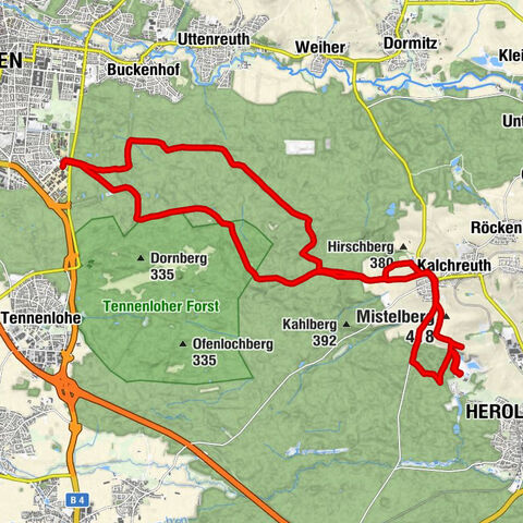 Erlangen und Kalchreuth