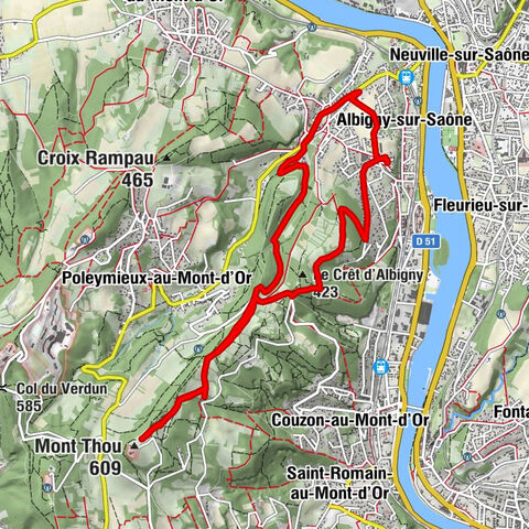 Mont Thou par Albigny