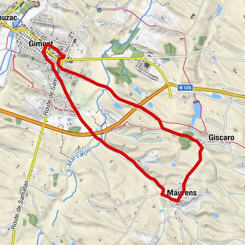 Discovery route of the Artistic Routes on the Arrats-Gimone hillsides