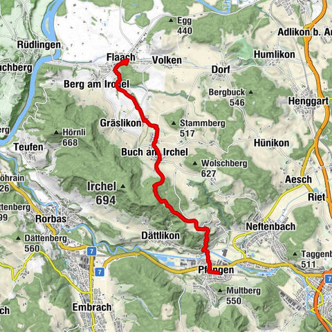 Pfungen - Irchelturm - Flaach