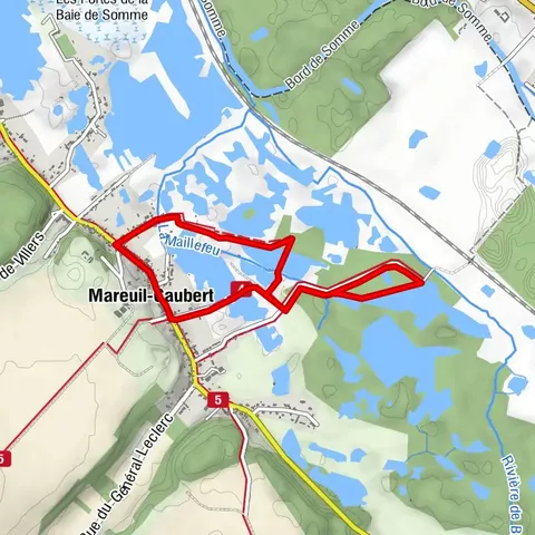 The ponds and marshes of Mareuil-Caubert