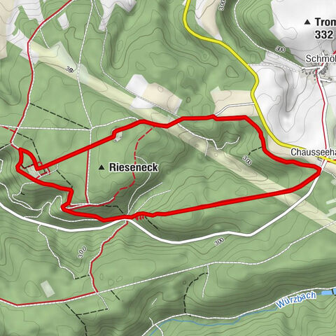 Zur Jagdanlage Rieseneck bei Hummelshain