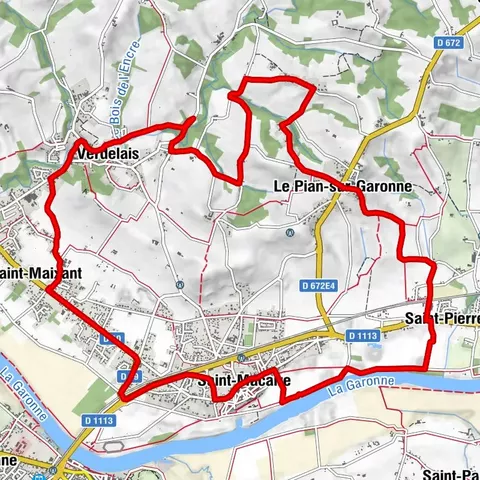 Boucle vélo n°08 Côteaux de Saint-Macaire