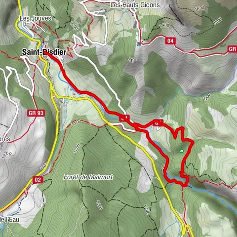 Le Puits des Bans depuis Saint-Disdier