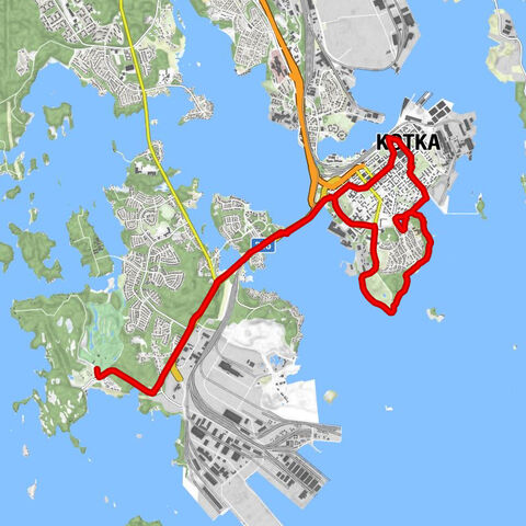 Santalahti Resort - Kotka Park route