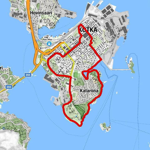 Kotka park route