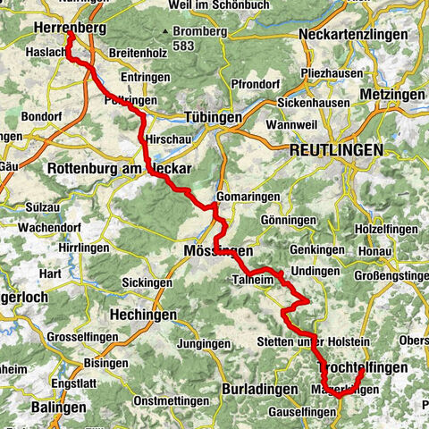 German Half-Timbered Road: Herrenberg – Trochtelfingen