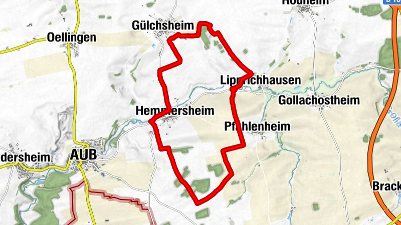 Gemarkung Hemmersheim alle Orte