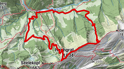 Hochgrat round via the Brunnenau