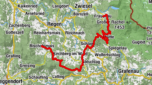 ArberLand-Runde Frauenau - Bischofsmais