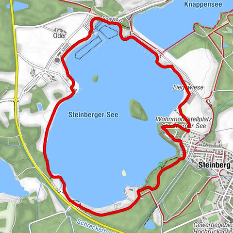 Steinberg am See, Rundwanderung