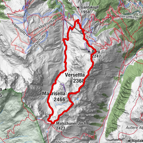 Madrisella summit path