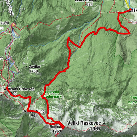 Rodica (1966 m) - the ski queen of the Bohinj - Tolmin mountains