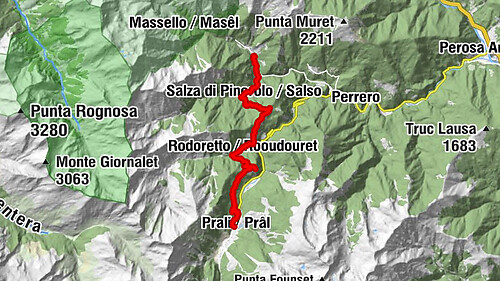The Fort Roads - stage 11 from Massello to Prali