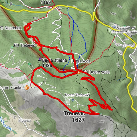 Trebevic Nord - Schleife
