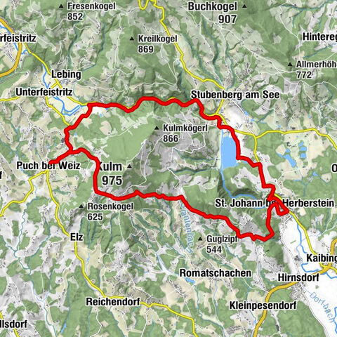 Paradiesrunde, Stubenbergsee - Apfelland