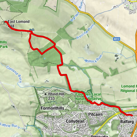 Glenrothes - East Lomond - Balfarg