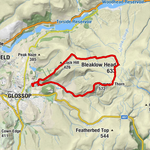 Coriander Curry House - Higher Shelf Stones - Bleaklow Head - Glossop