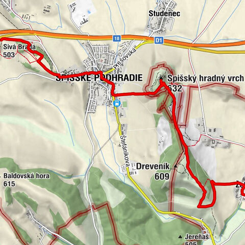 Spišské Podhradie - Evanjelický kostol a. v. - Spišský hradný vrch - Žehra