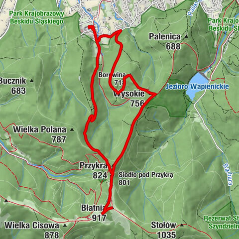 Brenna - Błatnia - Wysokie - Jaworze