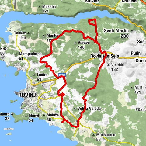 Rovinj - Feral - M. Kanaškura - Sv. Antun