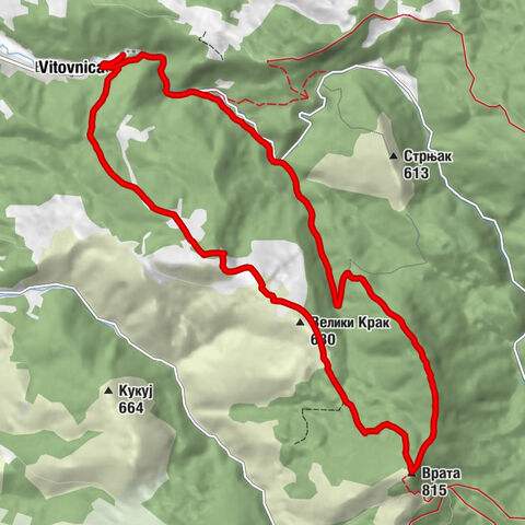Витовница - Кобиља глава - Врата - Велики Крак