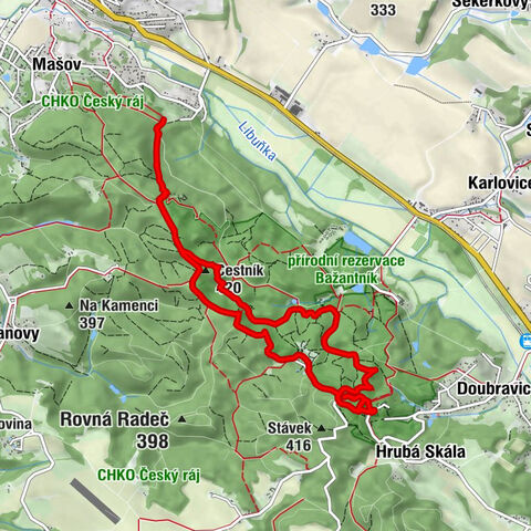 Strážce - Maršál - Otesánek - Cestník