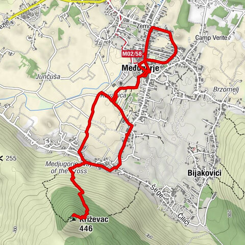 Međugorje - crkva svetog Jakova - Križevac