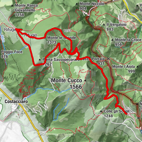 Rifugio - Monte le Gronde - Colle d'Orlando - Rifugio Mainardi