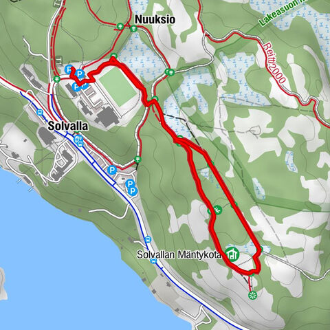 Solvalla - Nuuksio - Solvallan Mäntykota
