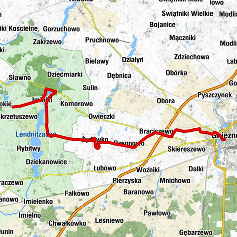 Gniezno - Kościół pw. Świętej Trójcy - Wzgórze Lecha - powiat gnieźnieński