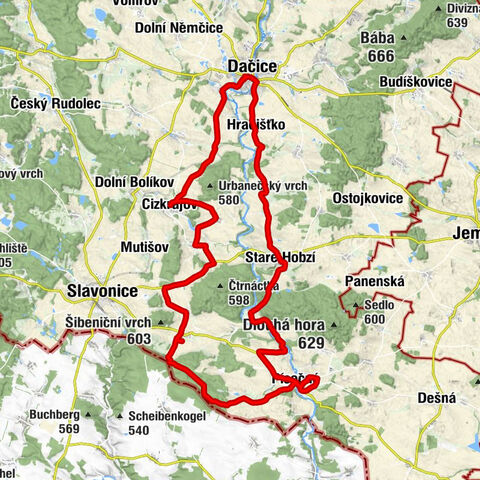 sv. Vavřinec - Toužín - Kaple Panny Marie - Dačice