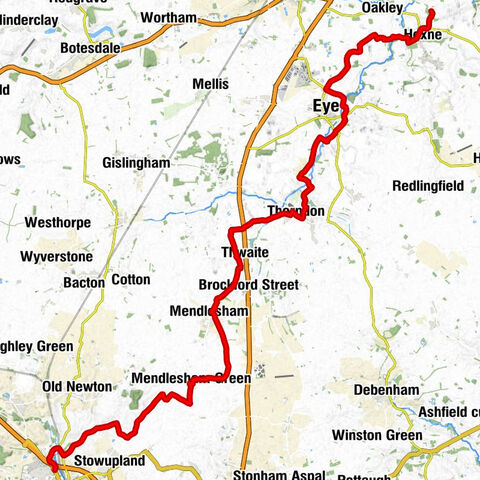 Hoxne - Saint George - St Mary - Mendlesham