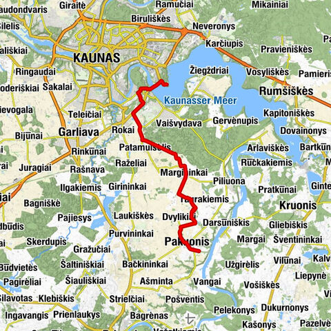 Pažaislis - Panemunės Aušros Vartų Švč. Mergelės Marijos, Gailestingumo Motinos, koplyčia - Aukštosios Panemunės Švč. Mergelės Marijos Vardo bažnyčia - Daukšiagirė