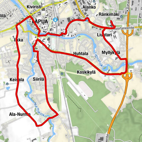 Lapua - Myllykylä - Pajakappeli