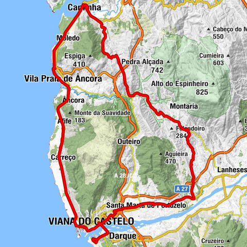 Capela Senhora das Areias - Igreja Paroquial de Venade - Capela de São Roque - Capela de Santana