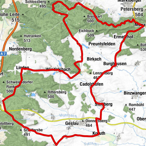 Wildenbrünnlein - St. Martin - St. Nikolaus - Geslau