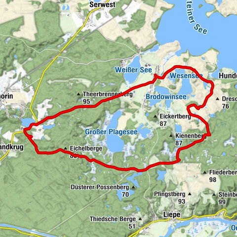 Kleiner Rummelsberg - Pehlitz - Kloster Chorin - Dorfkirche Brodowin