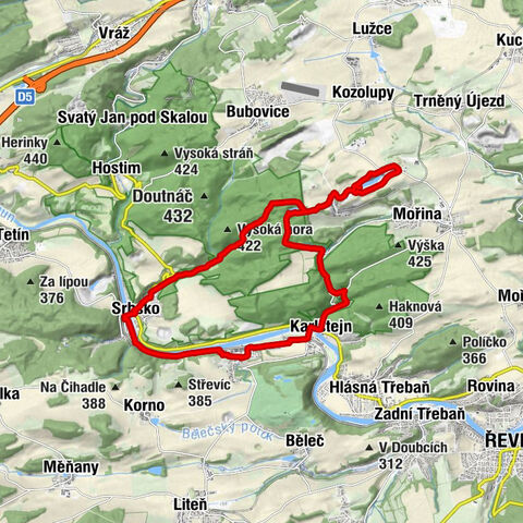 Karlštejn - svatý Palmácius - Budňany