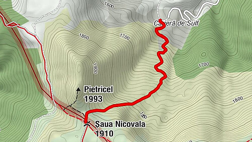 Lunca Bradului - Șaua Nicovala
