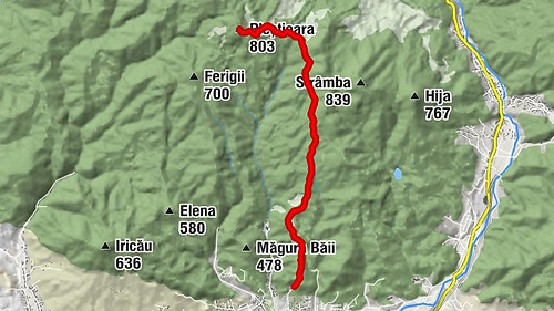 Baia Mare - Șaua Dia - Pleștioara