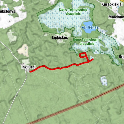 Inkliuzai - Puodžiuliškis - 89 kvartalo atokvėpio vieta