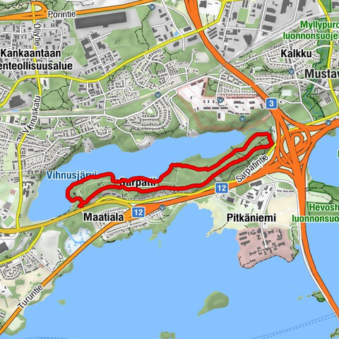 Maatiala - Nokia - Sarpatti - Kappelinmäki