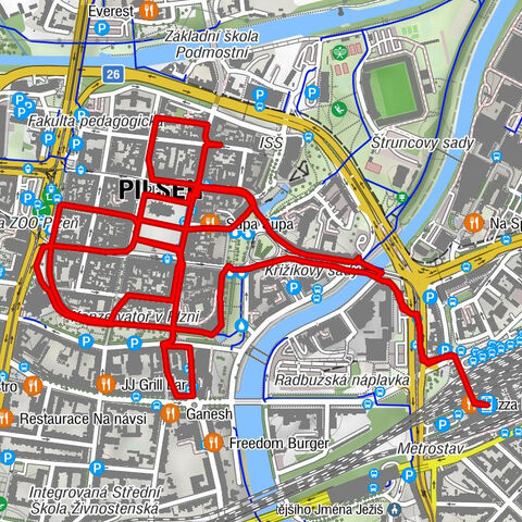 Plzeň hlavní nádraží - svatý Antonín Paduánský - Nanebevzetí Panny Marie - Nejsvětější Trojice