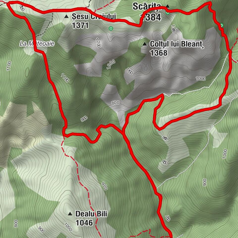 Poșaga - Izvorul Belioarei - Șesu Craiului - Scărița
