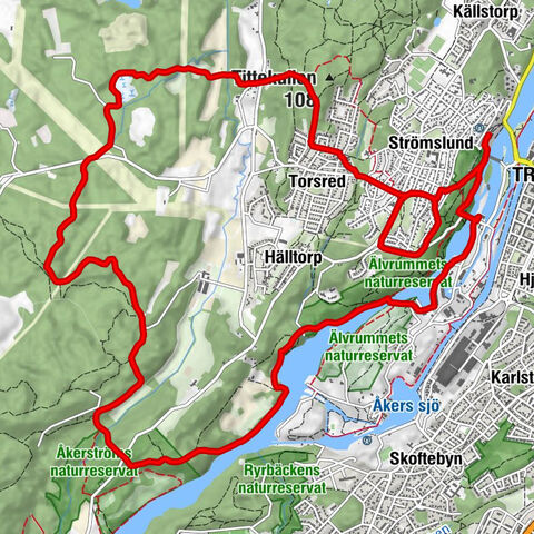 Trollhättan - Trollhättefallen - Stampeströmsfallet - Tjuvfallet