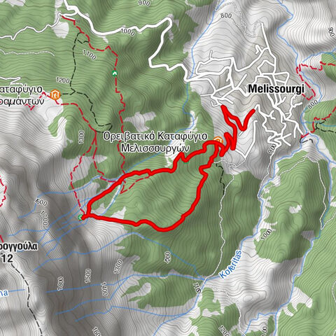 Δήμος Κεντρικών Τζουμέρκων - Μελισσουργοί - Ορειβατικό Καταφύγιο Μελισσουργών - Κεφαλόβρυσο