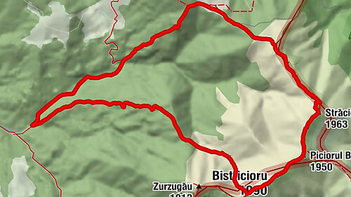 Răstolița - Bistricioru - Străcior - Bistrița Bârgăului