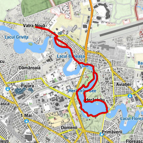 Vatra Nouă - Biserica Ortodoxă „Pogorârea Sfântului Duh - Măicăneasa” - Biserica Ortodoxă „Sfantul Cuvios Antonie cel Mare - Măicăneasa” - București