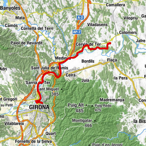 Basilica de Sant Feliu - Sant Vicenç de les Roquetes - Santa Maria de Cervià - Sant Jordi Desvalls